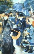 Pierre Renoir Umbrellas oil on canvas